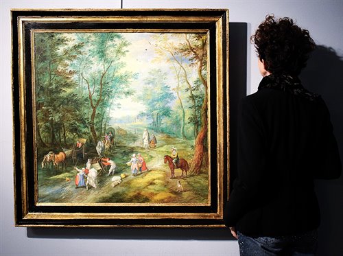 "Fairytale Landscapes with Figures in the Forest"